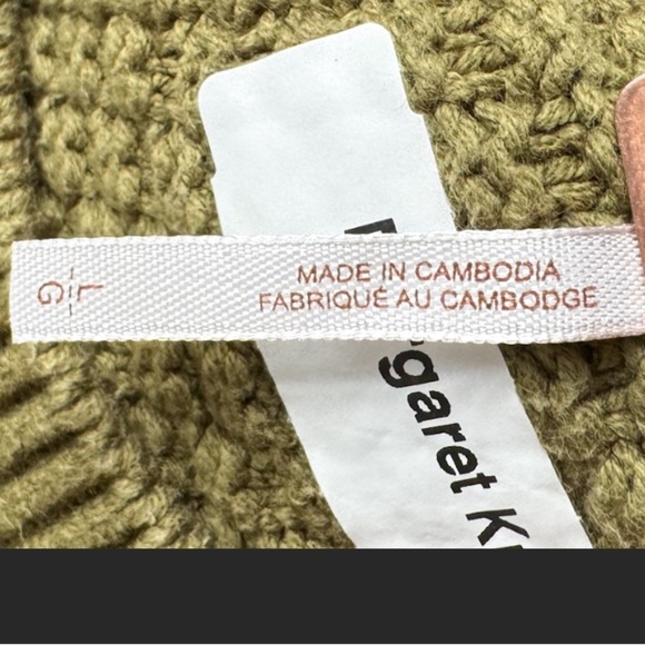 Free People Lila Cardigan Green Textured Knit Button Front (L) - Picture 4 of 14